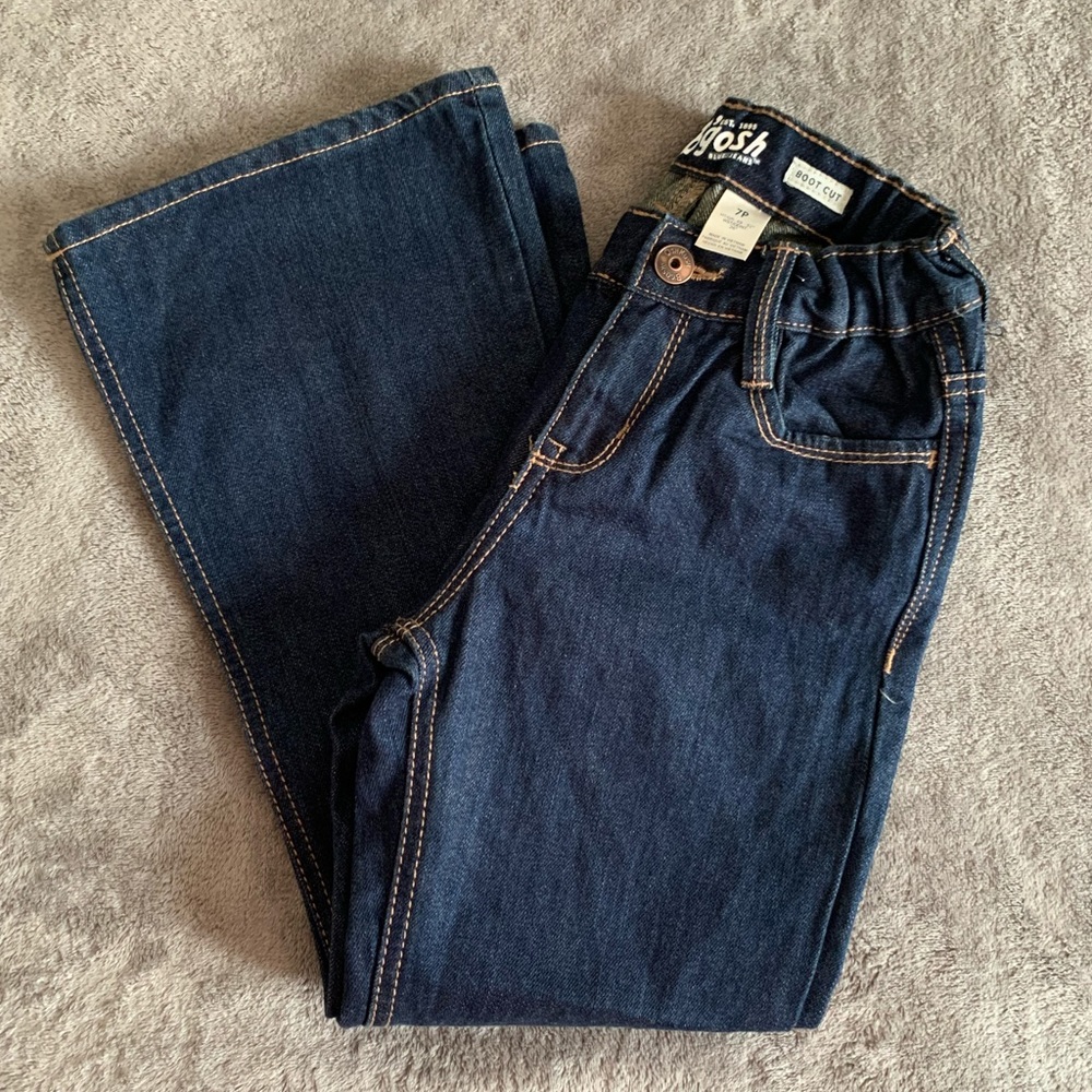 Girl B’gosh Blue Jens Boot Cut 7P Adjustable Waist